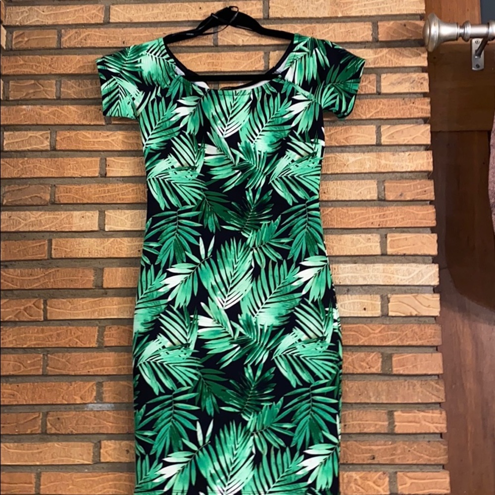 Forever 21 green mini dress, S, worn once